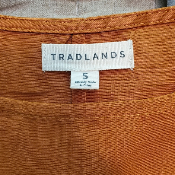 NWOT Tradlands Nico Dress in Pumpkin - Picture 3 of 4